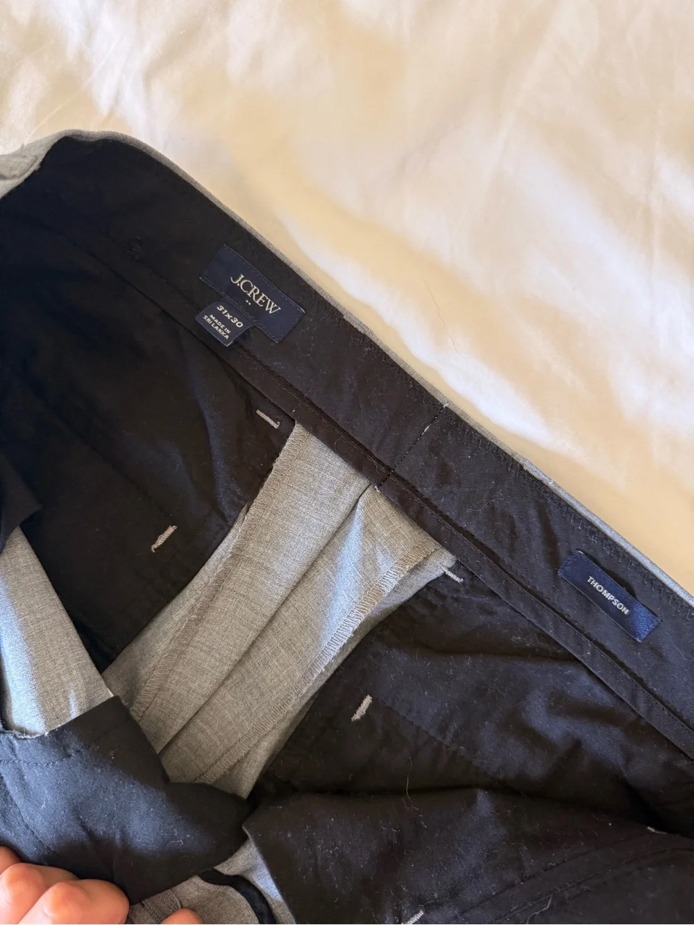 J.Crew Thompson suit pant in grey